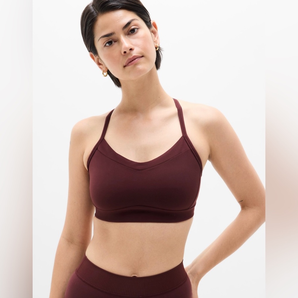 NWT-Athleta Garnet Vital Bra, Small A-C